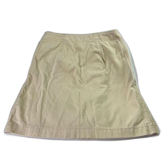 Uniqlo x Ines De La Fressange Corduroy Button Front Mini Skirt Cream 4 - Picture 5 of 11